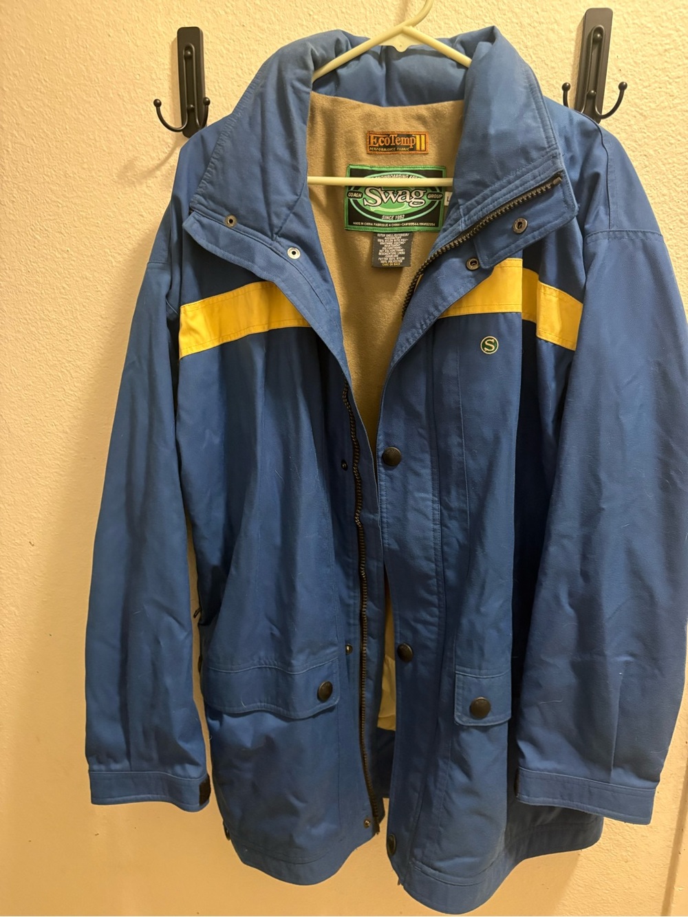 Vintage Coach Group Swag Mens Snowboarding Jacket